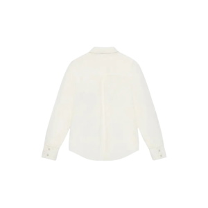 Mint Velvet Cream Pearl Trim Tie Neck Blouse